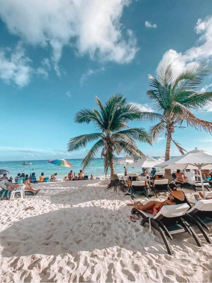 Papagayo Hotel Boutique Playa del Carmen Exterior foto Beach in Cancun